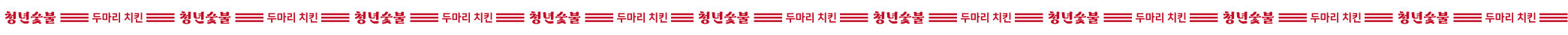 청년숯불 두마리 치킨